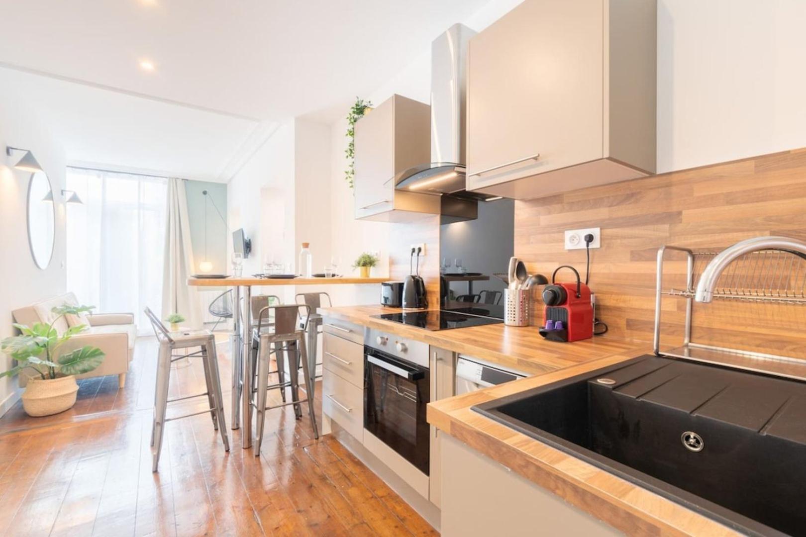 Renovated Apartment 3Bed 2Bath Lille Exterior photo